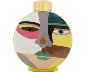 Mauro Ferretti Wazon Piccassy, forme ronde, coloré, dimensions : 23 x 9 x 28 cm