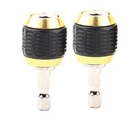Mavaol 2 pièces 60mm mandrin de Forage Tournevis Hexagonal Adaptateur de Pilote d'impact 1/4 Outil de Foret à Tige hexagonale