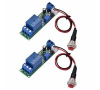 Mavaol 2 pièces Module de Relais de minuterie Retard de déclenchement Externe Interrupteur Marche/arrêt Module de synchronisation réglable
