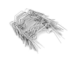 Mavaol 50pcs pinces de vitrage de serre épaisse outil "W" équipement de boucle à ressort
