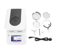Mavaol - analyseur d'eau halogène 120g, écran Tactile de 5 Pouces, Compteur de teneur en Eau de Chauffage halogène pour Aliments, maïs, précision d'alimentation 0.002g