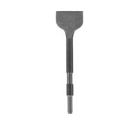 Mavaol Jeu de burins à tige hexagonale, burin à rainurer robuste, acier 40CR, compatible avec les marteaux perforateurs Hitachi, pour carrelage, béton, pierre, granit (Breit, flach)