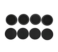 Mavaol Lot de 4 rehausseurs de Meubles Ronds en Caoutchouc éponge antidérapant, Protections de Sol réglables en Hauteur pour Pieds de Chaise, Table de canapé, 6,5 cm de Hauteur, 12