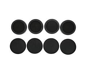 Mavaol Lot de 4 rehausseurs de Meubles Ronds en Caoutchouc éponge antidérapant, Protections de Sol réglables en Hauteur pour Pieds de Chaise, Table de canapé, 6,5 cm de Hauteur, 12