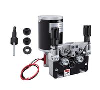 Mavaol Moteur d'alimentation en fil à 4 rouleaux 15 kg MIG MAG Dévidoir de fil de soudure 70 W Vitesse 2-18 m/min Montage latéral gauche Roues 30 x 10 x 12 mm pour fils d'acier de