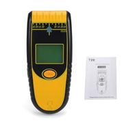Mavaol Scanner mural numérique 7 en 1, détecteur de goujons avec écran LCD pour détection de fils métalliques sous tension en cuivre, localisation centrale, calibrage automatique, (Yellow)