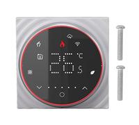 Mavaol Smart Home Thermostat APP Commande vocale Programmable Haute Précision Contact Sec Thermostat de Four Mural Suspendu pour Chauffage de Chaudière AC 95V à 240V (Black)