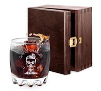 Maverton 310ml Verre a Whisky personnalisé. Cadeau Anniversaire Homme | Cadeau Personnalisé Homme, Verre Classique pour les Connaisseurs de Whisky, Noel, Dégustation