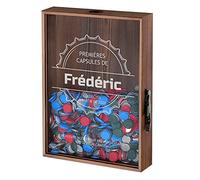 Maverton Boîte aux Bouchons pour Homme - Coffret Personnalisé pour Collectionneurs de Capsules - Ouvre-bière inclus - Cadeau Homme - Cadeau Anniversaire Homme - Cadeau Personnalisé - Loisir