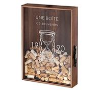 Maverton Boîte Personnalisée aux Bouchons - Boite bouchon vin pour les Collectionneurs de Capsules - Cadeau Femme - Ouvre-bière dans le Paquet - Cadeau Anniversaire pour Femmes - Sablier