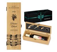 Maverton Coffret à vin personnalisé pour homme, Set d'accessoires a vin | Set sommelier personnalisé, Cadeau pour chaque homme, Cadeau Homme, Cadeau Noel, vigne