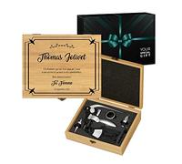 Maverton Coffret du Sommelier, Cadeau d'accessoires pour Le vin, Set Sommelier personnalisé, Cadeau pour Chaque Homme - Secret