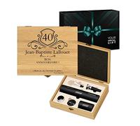 Maverton Coffret du Sommelier Imprimé - Set sommelier Personnalisé avec Accessoires pour Homme - pour Connaisseur - Cadeau Homme - Cadeau Personnalisé - Cadeau Anniversaire Homme - Cadeau Noel - génie