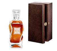 Maverton Décanteur à Whisky gravé - Carafe en verre - Carafe Whiskey - cadeau personnalisé - Idee cadeau homme - Cadeaux anniversaire homme avec personnalisation - Sigles