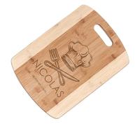 Maverton Planche à découper en bambou, Plateau personnalisé pour lui | Planche de cuisine avec gravure pour anniv, Planche apéro pour hommes, pour chef, pour papa, apéritif