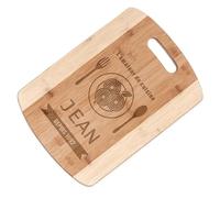 Maverton Planche à découper en bambou, Plateau personnalisé pour lui | Planche de cuisine avec gravure pour anniv, Planche apéro pour hommes, pour chef, pour papa, assiette