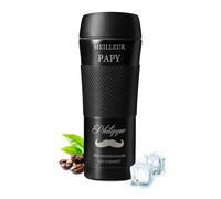 Maverton Travel Mug Isotherme personnalisé 450ml - Tasse Thermos Café étanche en acier inoxydable avec gravure pour jeune homme - Bouteille Isotherme pour papa - pour anniversaire - pour grand-père