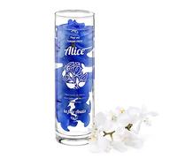 Maverton Vase en Verre personnalisé pour femme - Vase en verre transparent haut - vase cylindrique original gravé pour maman - elle - amie - anniversaire - décoration salon - maman chérie