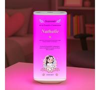 Maverton Veilleuse Bébé Personnalisée - Lampe de Chevet Enfant LED Rechargeable USB avec Impression - Lampe Multicolore - Cadeau Personnalisé pour Enfant Fille Garcon - Cadeau Noel - communion fille