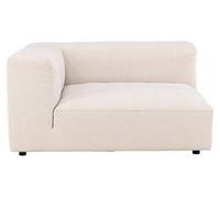 Mavi canapé modulable extrémité droite, gauche beige.