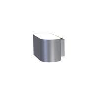 Mawa Design Oval Office 7 Applique Wandleuchte, gris metalisé