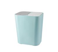 MAWERDCXG Poubelle de Cuisine Classification Pratique des poubelles, humides et sèches, Conception de Presse créative, ménagères, Cuisine Bureau Universelle(Blue)
