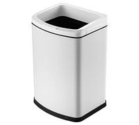 MAWERDCXG Poubelle de Cuisine Trash De Séparation Sèche Et Humide Carrée Ménage Peut Accueil Salon Chambre Cuisine Salle Bain en Acier Inoxydable Poubelle(A,12L)