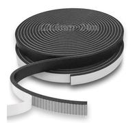 mawmuaw 24 m Joint Mousse Adhésif 12x3 mm Compribande Fenetre EPDM | Bande Mousse Autocollante Noir Joint Calfeutrage Porte Entree Anti Froid Anti Bruit, Window, Vaie Vitrée Coulissante