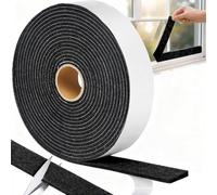 mawmuaw Feutrine Autocollante 12m x 2cm x 4mm Rouleau Feutrine Adhesive Noir Absorber la Condensation Patin Feutre Autocollant Peut être Librement Découpé pour Fenêtres Meubles Chaises