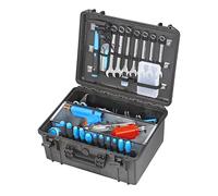 Max Cases MAX465H220ZPU Valise hermétique Porte-Outils avec Baignoire galvanisée, Noir, 465 x 335 x 220 mm