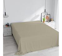 “Max Color” Drap supérieur en coleur unie, Gris Tourterelle, Maxi Double