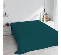 “Max Color” Drap supérieur en coleur unie, Vert Pétrole, Maxi Double