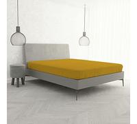Max Color Ki-atreve Sheets Matthew BOSIO sous Coins avec Ocre Double 170 x 200 cm