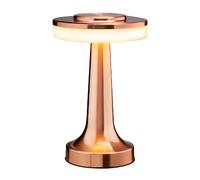 Max excell Lampe de LED Table Tactile Sans Fil à 3 Intensités Réglable Rose champagne