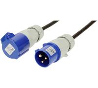 Max Hauri 165376 alimentation Rallonge 16 A bleu, noir 25 m H07RN-F 3G 1,5 mm² résistant aux UV, résistant aux huiles, flexible, résistant aux acides
