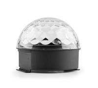 Max Magic Jelly DJ Ball - 6 x 1W LEDS, 82 Faisceaux, Stroboscope Réglable, Forte Puissance Éclairante, Faible Consommation, Idéal pour des Spectacles Multicolores