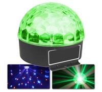 Max Magic Jelly DJ Ball - 6 x 1W LEDS, 82 Faisceaux, Stroboscope Réglable, Forte Puissance Éclairante, Faible Consommation, Idéal pour des Spectacles Multicolores