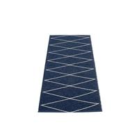 Max Plastique Tapis 70x160 cm Pappelina Bleu foncé-Vanille - 7340020401023