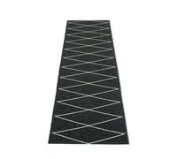 Max Plastique Tapis 70x240 cm Pappelina Noir-Vanille - 7340020451424