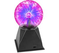 MAX PBL10 - Lampe Plasma 12.5cm, Boule Magique Tactile Sensible au Toucher et à la Musique, Lampe d'Ambiance Idéale pour Décorer ou pour Offrir, Résiste aux Rayures