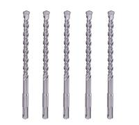 Max-Power Lot de 5 forets SDS Plus pour marteau perforateur rotatif à pointe en carbure avec taille 5/16" x 15,2 cm avec tige de forage pour béton, maçonnerie, mur, route