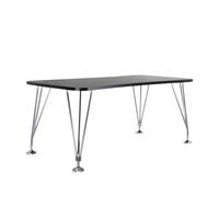 Max - Table 160x80cm frame chromed steel