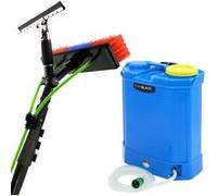 MAXBLAST - Sac à Dos de 16 Litres Alimenté en Eau et Perche de Nettoyage 9m Bleu G