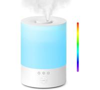 Maxcio Humidificateur d'Air Bébé Ultrasonique 30H 28dB [Sans BPA] | Humidificateur Silencieux Pour Chambre Avec 3 Niveaux De Brume, Arrêt Automatique, Veilleuse LED 7 Couleurs & Timer