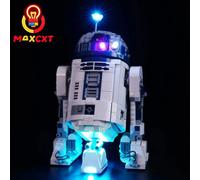 MAXCXT - ensemble de lumières LED pour LEGO Star Wars 75379 R2-D2, lampe décorative à monter soi-même avec boîte à piles, blocs de construction non inclus Only LED Light