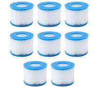 MaxEarn Lot de 8 filtres de Piscine de Rechange Taille 6-58323, filtres de Rechange pour Filtre de Piscine Bestway Flowclear VI, Filtre Lay-Z-Spa