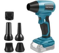 MaxEarn Mini souffleur à jet portable pour batterie Makita 18 V, ventilateur turbo violent sans fil 130 000 tr/min, ventilateur portatif sans fil haute vitesse à 4 vitesses pour claviers, camping,