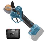 MaxEarn Sécateur électrique sans fil pour Makita 18 V, 45 mm, coupe maximale 80 mm, écran LCD, ciseaux électriques avec étui pour élagage des arbres et arbustes (sans batterie)