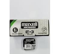 Maxell 364 364 SR621SW Pile Lot de 1 x 10 Oxyde d'argent 1,55 V pour Montre fabriqué au Japon
