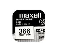 Maxell 366 Pile bouton 1 Pièce SR1116SW-M - Unisex
